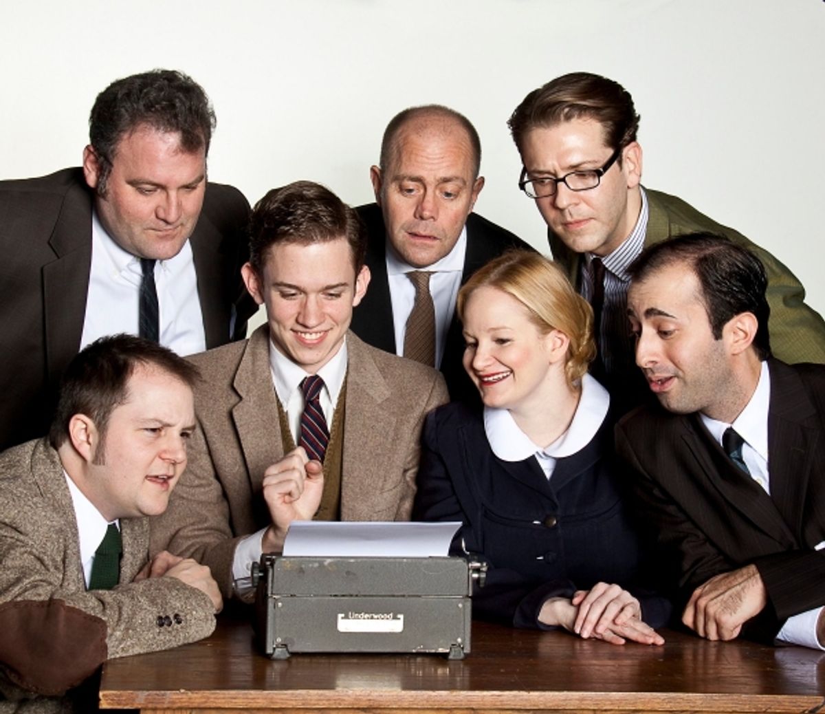 Erik Archilla (kneeling), Joh Pszyk, Daniel Fredrick (seated), Ted Wold, Brian Hathaway, Ginger Goldman & Regan Adair at 